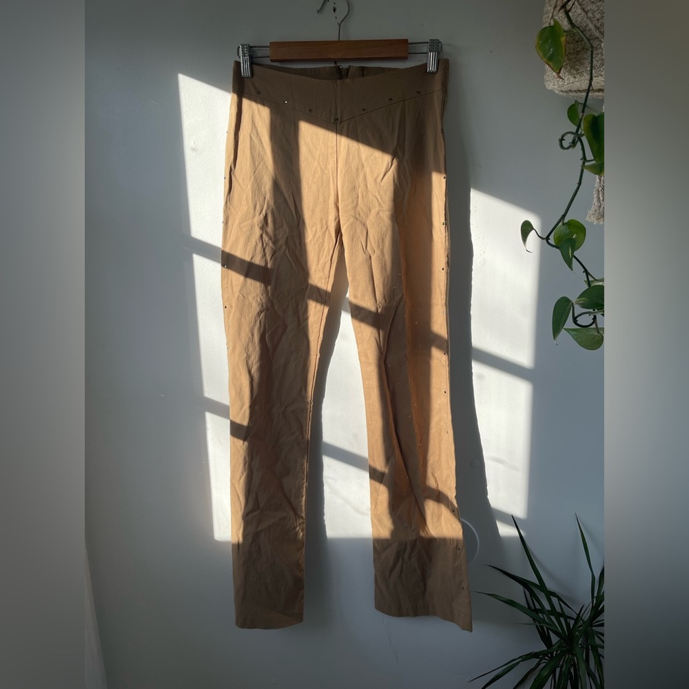 Y2K low rise flare diamond pants